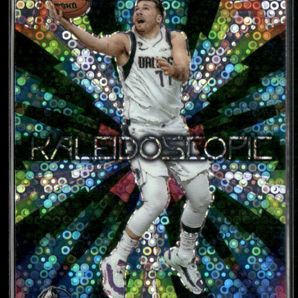 2023-24 Panini Prizm #3 Luka Doncic Kaleidoscopic Prizms Fast Break