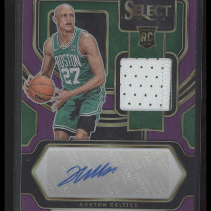 2023-24 Select #RJ-WAL Jordan Walsh Rookie Jersey Autographs Purple Prizms #/99