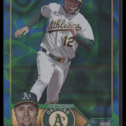 2023 Topps Chrome Update #USC185 Aledmys Díaz Blue/Green Lava Lamp #/125