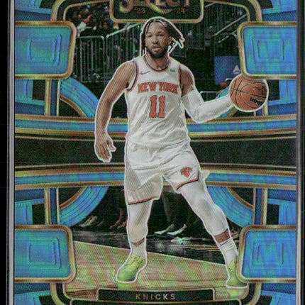 2023-24 Panini Select #7 Jalen Brunson Light Blue Prizms #/299
