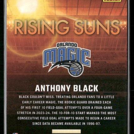 2023-24 Donruss Optic #1 Anthony Black Rising Suns