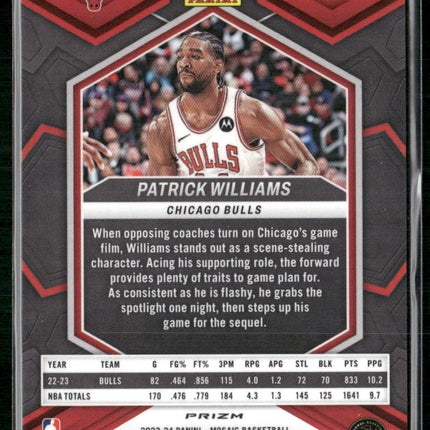 2023-24 Panini Mosaic #183 Patrick Williams Blue #/199