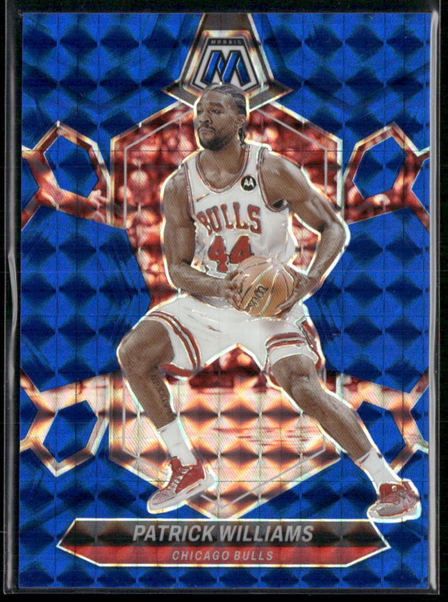 2023-24 Panini Mosaic #183 Patrick Williams Blue #/199