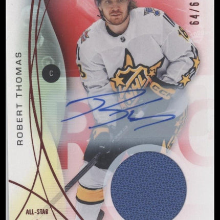 Robert Thomas 2022-23 SP Game Used #33 Red Jersey Auto #/65