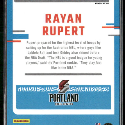 2023-24 Donruss Optic #248 Rayan Rupert Holo