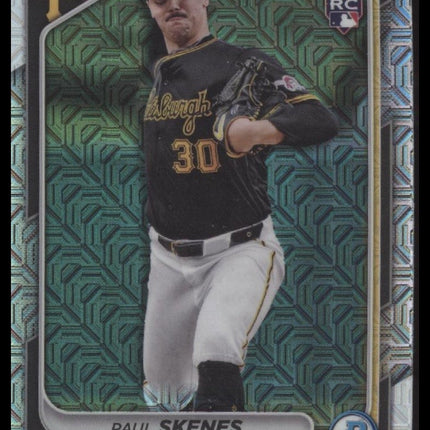 Paul Skenes 2024 Bowman Chrome #31 Mojo Refractors