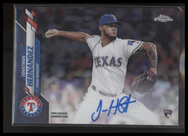 2020 Topps Chrome #RA-JH Jonathan Hernandez Rookie Autographs