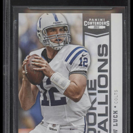 2012 Panini Contenders Rookie Stallions #1 Andrew Luck BGS 9.5