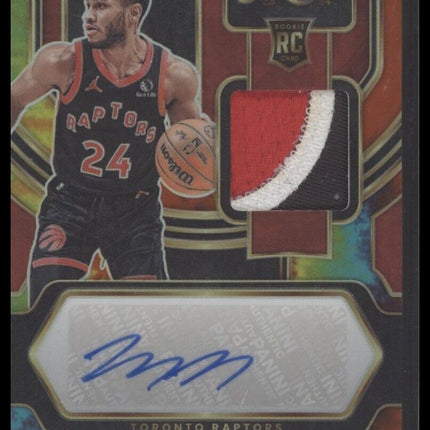 23-24 Panini Select Markquis Nowell Rookie Jersey Autograph Tie-Dye Prizms #/25