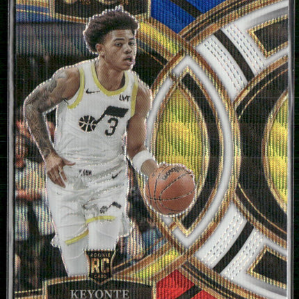 2023-24 Panini Select #109 Keyonte George Tri-Color Prizms