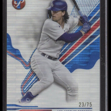 2024 Topps Pristine #158 James Outman Pristine Blue Refractors #/75