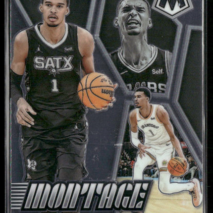 2023-24 Panini Mosaic #7 Victor Wembanyama Montage