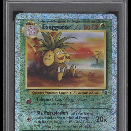 Exeggutor-Rev.Foil 2002 Pokemon Legendary Collection #23 PSA 8