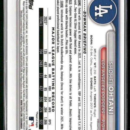 2024 Bowman Chrome #85 Shohei Ohtani