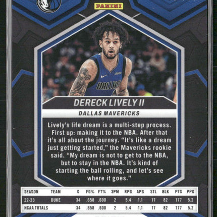 2023-24 Panini Mosaic #248 Dereck Lively II Pink #/149