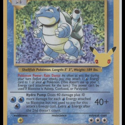 Blastoise Celebrations: Classic Collection #2/102