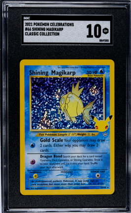 Shining Magikarp 2021 Pokemon Celebrations #66 Classic Collection SGC 10