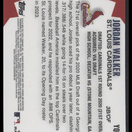 2023 Topps Chrome Update #YQ-51 Jordan Walker Youthquake