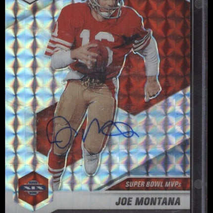 2021 Panini Mosaic #292 Joe Montana Prizm - Certified Auto