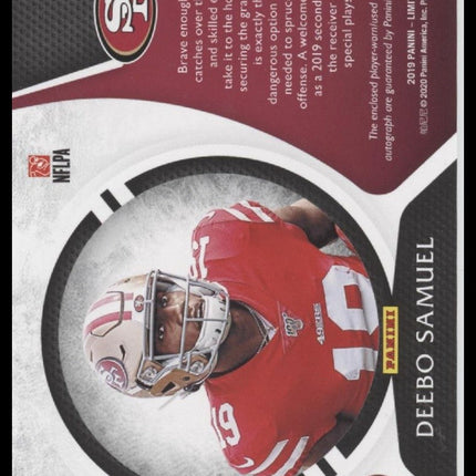 Deebo Samuel 2019 Panini Limited #113 Bronze Spotlight #/23