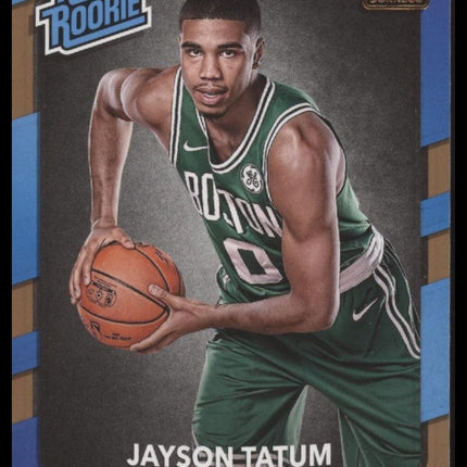 Jayson Tatum 2017-18 Donruss Optic #198 Rated Rookie