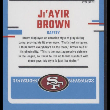 2023 Donruss Optic #290 Ji'Ayir Brown Red Mojo