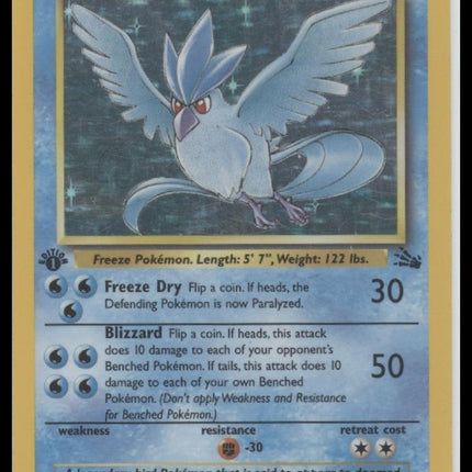 Articuno (2) Fossil #02/62 - 1st Edition