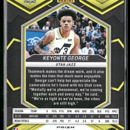 2023-24 Panini Mosaic #222 Keyonte George Red