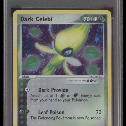 Dark Celebi-Holo 2004 Pokemon Ex Hidden Legends #4 Hidden Legends PSA 7