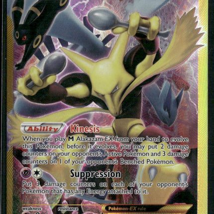 Pokemon XY - Fates Collide #125/124 Alakazam EX (Secret)