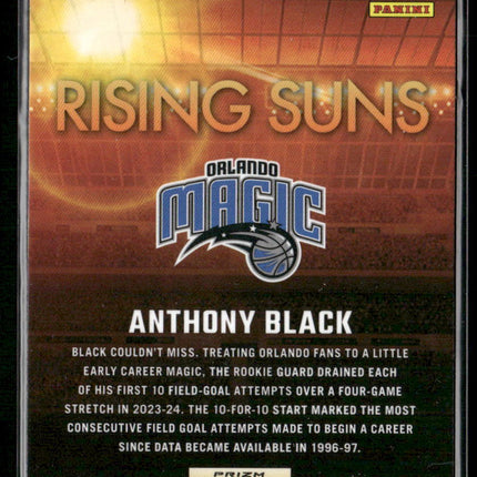 2023-24 Donruss Optic #1 Anthony Black Rising Suns