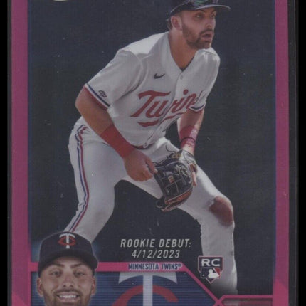 2023 Topps Chrome Update #USC141 Edouard Julien Pink