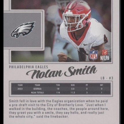 2023 Panini Luminance #161 Nolan Smith Autographs #/350