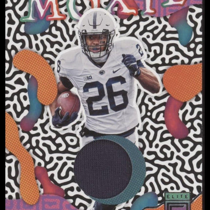 Saquon Barkley 2023 Panini Chronicles Draft Picks #EM-SB Elite Moxie Jersey