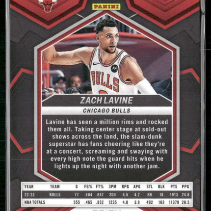 2023-24 Panini Mosaic #100 Zach LaVine Purple #/99