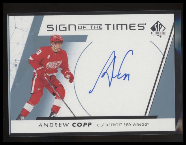 2023-24 SP Authentic Andrew Copp 2022-23 SP Authentic Update: Sign of the Times