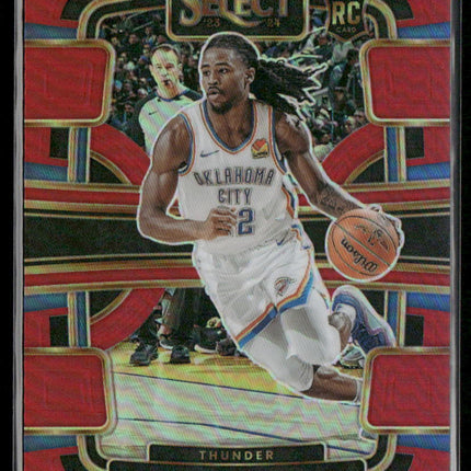 2023-24 Panini Select #88 Cason Wallace Red Prizms #/199