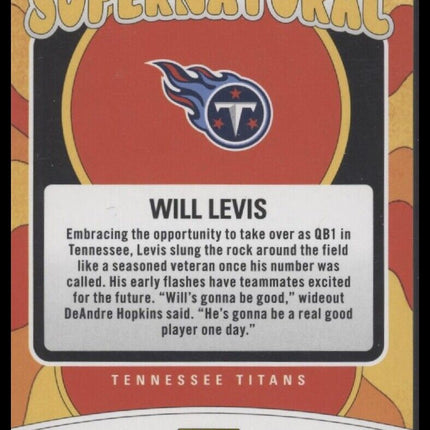 2023 Panini Contenders #5 Will Levis Supernatural