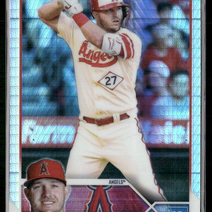 2023 Topps Chrome #27 Mike Trout