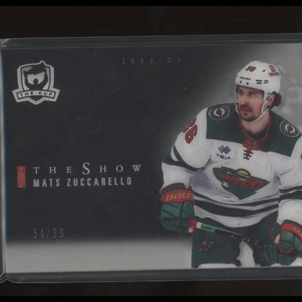2022-23 Upper Deck The Cup #SB-MZ Mats Zuccarello The Show Black #/99