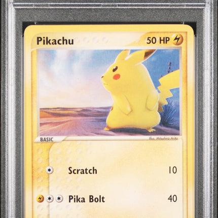 Pikachu 2003 Pokemon Ex Sandstorm #72 Sandstorm PSA 8