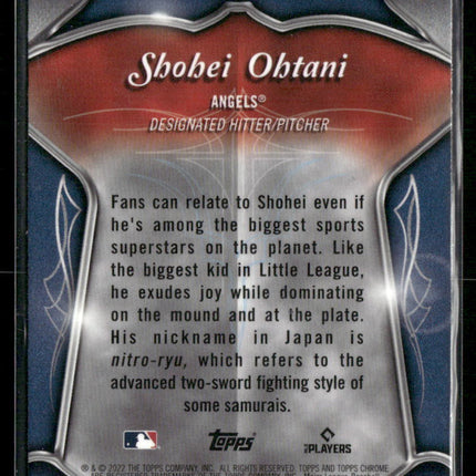 2022 Topps Chrome #P-1 Shohei Ohtani Pinstriped
