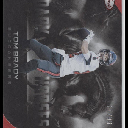 Tom Brady 2021 Panini Certified #DH-1 Dark Horses Mirror Red #/99