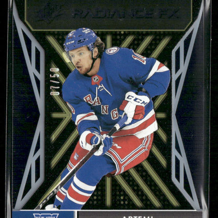 2021-22 SPx #RFX-17 Artemi Panarin Radiance F/X Gold #/50