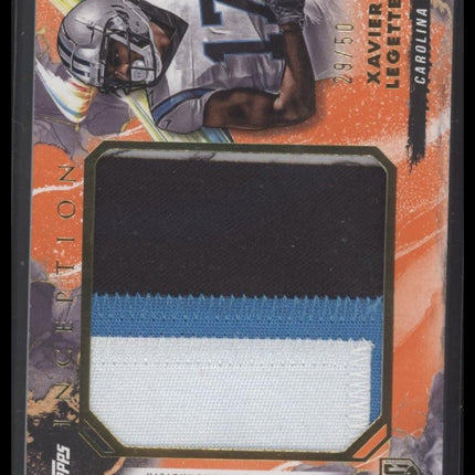 Xavier Legette 2024 Topps Inception #FI-10 Freshman Initiation Orange #/50