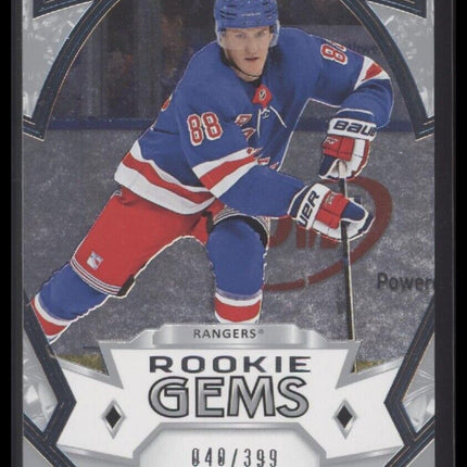 2019-20 Upper Deck Black Diamond #RG-AF Adam Fox Rookie Gems #/399