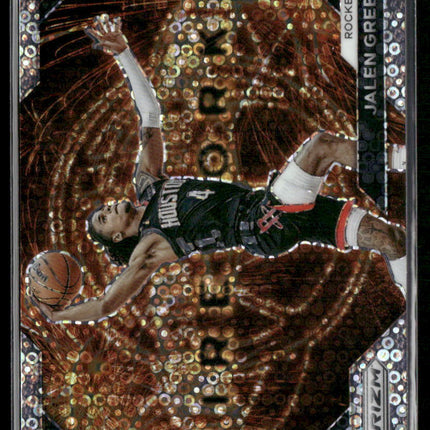 2023-24 Panini Prizm #21 Jalen Green Fireworks Prizms Fast Break