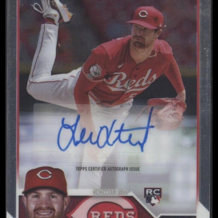 2023 Topps Chrome Update #AC-LS Levi Stoudt Autographs Refractor #/499