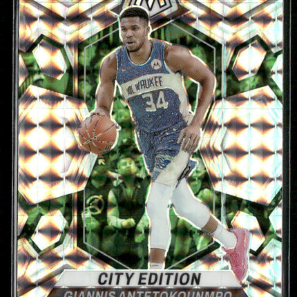 2023-24 Panini Mosaic #279 Giannis Antetokounmpo City Edition
