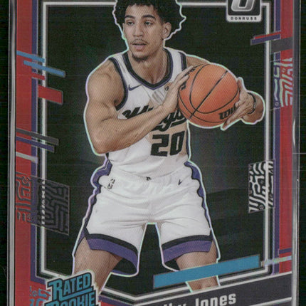 2023-24 Donruss Optic #246 Colby Jones Red #/99